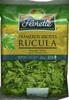 Mängden socker i Rúcula