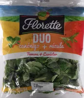 Mängden socker i Florette duo