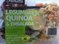 Mängden socker i Legumes quinoa