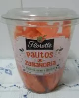 Mängden socker i Palitos de zanahoria