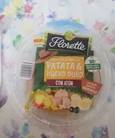 Mängden socker i Ensalada completa de patata y huevo duro con atún