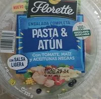 Mängden socker i Ensalada completa Pasta y Atún