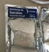 Mängden socker i Porciones de bacalao al punto de sal