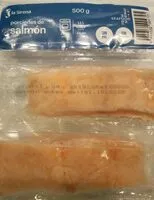 Mängden socker i Porciones de salmón