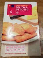 Mängden socker i Delícias de queso