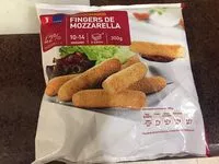 Mängden socker i Fingers de mozzarella