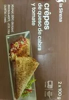 Mängden socker i Crêpes de queso de cabra y tomate