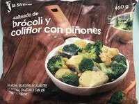 Mängden socker i Salteado de brócoli y coliflor con piñones