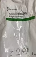 Mängden socker i Espinacas en porciones