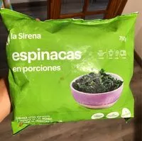 Mängden socker i Espinacas en porciones