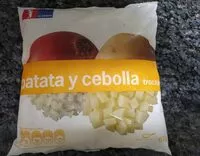 Mängden socker i Patata y cebolla troceada