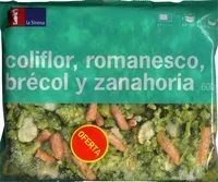 Mängden socker i Mezcla de brócoli, coliflor, romanesco y zanahoria