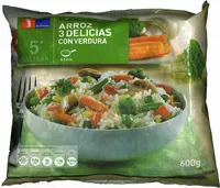 Mängden socker i Arroz 3 delicias con verduras