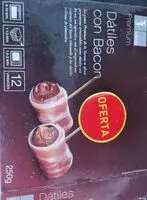 Mängden socker i Dátiles con bacon