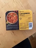 Mängden socker i Spaghetti bolognesa