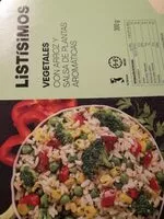 Mängden socker i Vegetales con arroz y salsa de plantas aromáticas