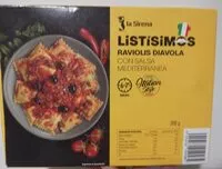 Mängden socker i Raviolis diavola