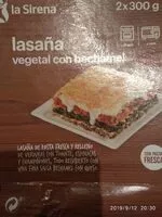 Mängden socker i Lasaña vegetal con bechamel