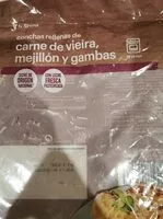 Mängden socker i Carne de vieira, mejillón y gambas
