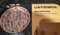 Mängden socker i Macarrones con salsa bechamel y bacon