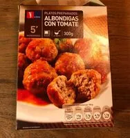Mängden socker i Albóndigas con tomate