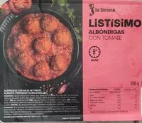 Mängden socker i Listísimos. Albóndigas con tomate