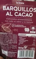 Mängden socker i Barquillos al cacao