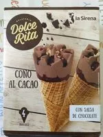 Mängden socker i Cono al cacao