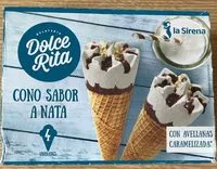 Mängden socker i Dolce Rita Cono sabor a nata
