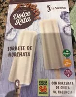 Mängden socker i Sorbete de horchata