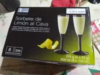 Mängden socker i Sorbete de limón al cava