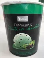 Mängden socker i Helado de menta con chocolate