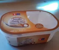 Mängden socker i Helado sabor a vainilla con nueces de macadamia