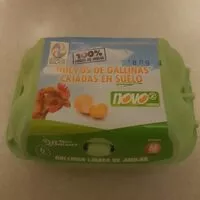 Mängden socker i Huevos de Gallina Criadas en Suelo
