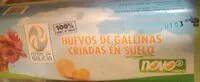 Mängden socker i Huevos gallinas criadas en suelo libres de jaulas