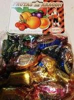 Mängden socker i Frutas de Aragon