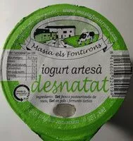 Mängden socker i Iogurt Artesà Desnatat