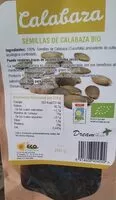 Mängden socker i Semillas de calabaza bio