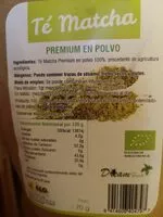 Mängden socker i Te matcha