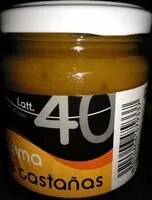 Mängden socker i Crema de castañas