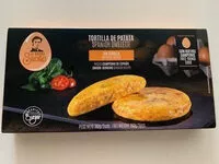 Mängden socker i Tortilla de patata sin cebolla