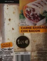 Mängden socker i Carne barbacoa con bacon