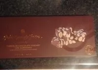 Mängden socker i Turrón chocolate Fondant con almendras