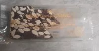 Mängden socker i Turrón de chocolate fondant con almendras