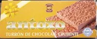 Mängden socker i Turrón de Chocolate Crujiente