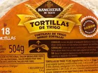 Mängden socker i Totillas de trigo