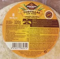 Mängden socker i Tortillas con maiz