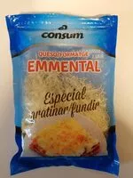 Mängden socker i Emmental rallado