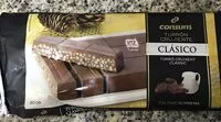 Mängden socker i Turrón crujiente clásico