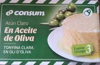 Mängden socker i Atún claro en aceite de oliva